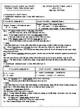 Đề cương ôn tập học kỳ II môn Tiếng Anh Lớp 8 - Năm học 2019-2020 - Trường THCS Trần Hưng Đạo